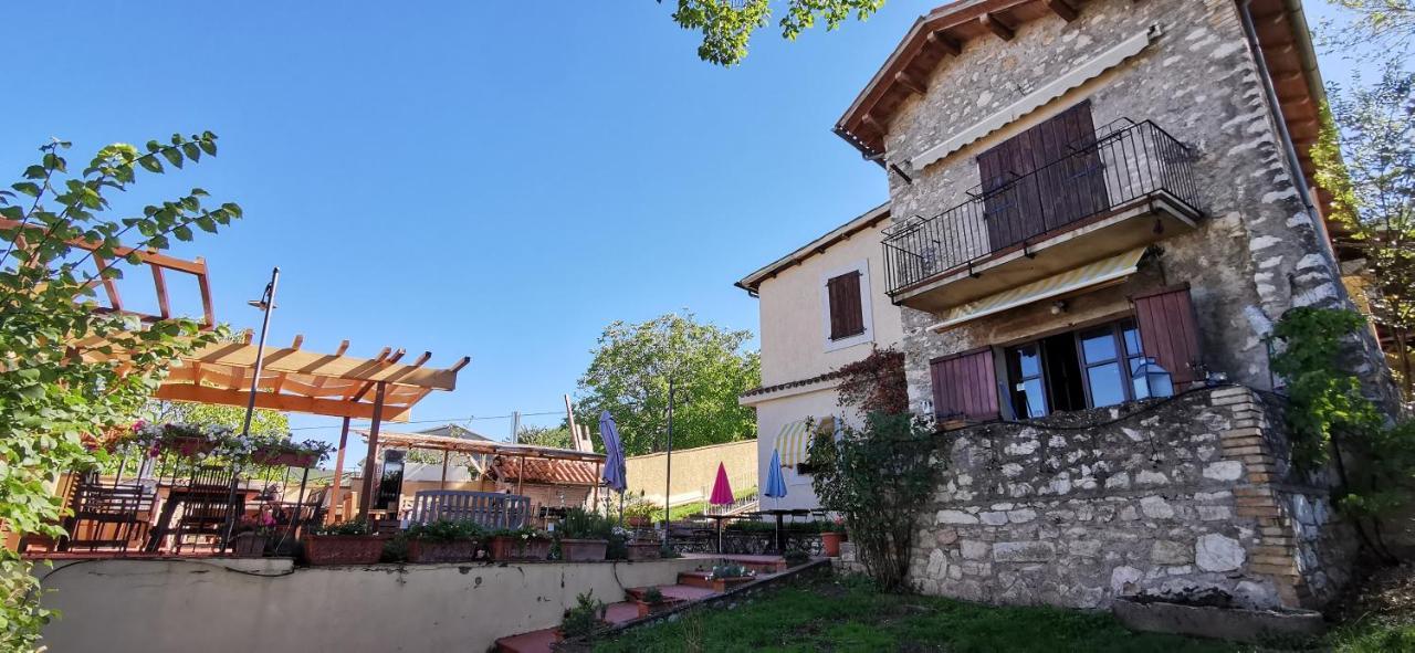 Country House Trevi Umbria Borghetto Vetuliae Santa Maria in Valle Luaran gambar